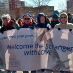 St. Louis sisters at a rally in support of our Muslim neighbors
