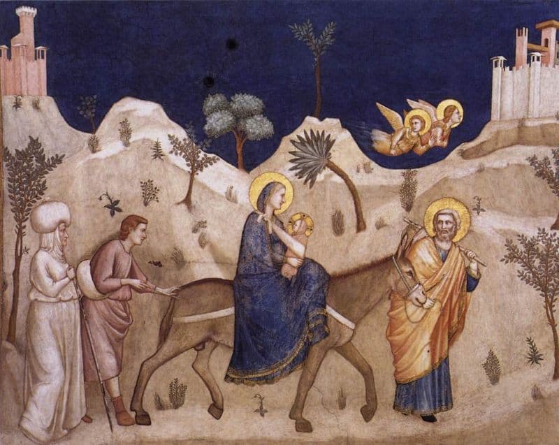 The flight of the Holy Family into Egypt