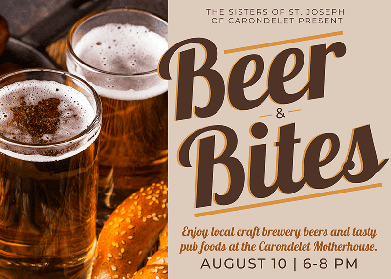 2023 Beer and Bites Invitation Web Graphic