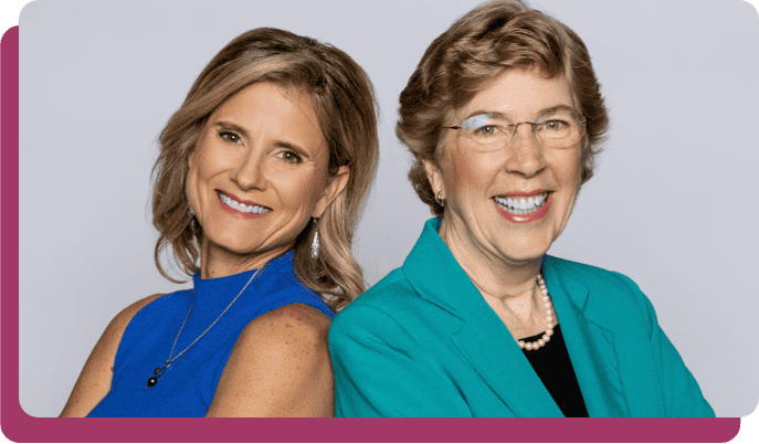 Kelly Mallon-Young, Chief Operating Officer (left) and Sister Irene O'Neill, CSJ and President of Sisters Rising Worldwide (right)