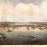 Historic drawing of Eads Bridge