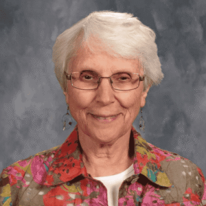 Headshot of Sister Angela Schreiber, CSJ