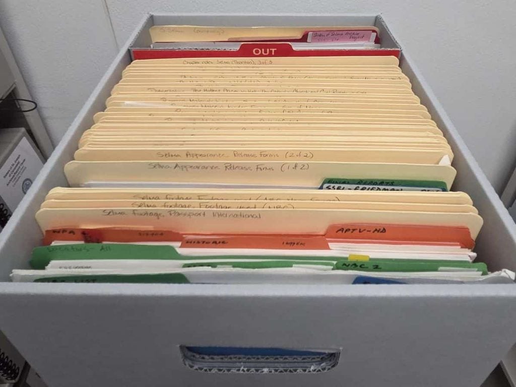 filmmaker’s research files