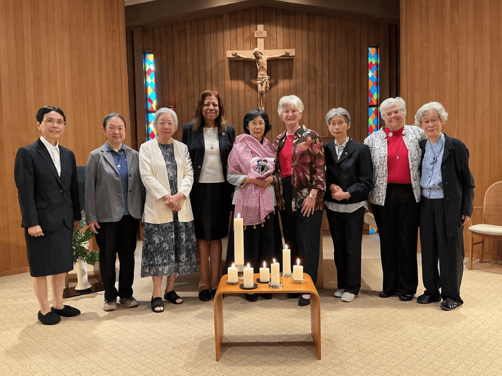 Group photo from Sister Marie de Lourdes Kuroki's vow renewal